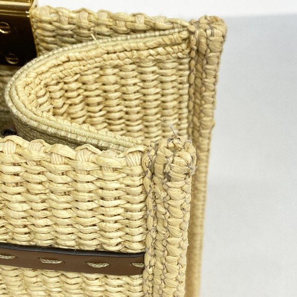 FENDI Brown Straw Bag - Picture 7 of 12